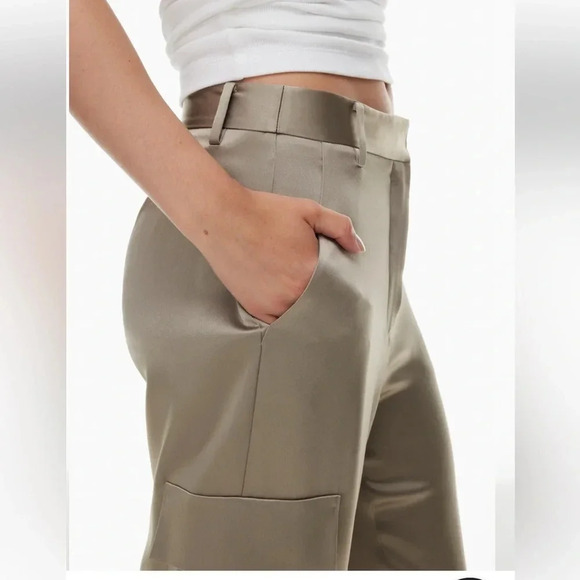 Aritzia Babaton
Refined Satin Cargo
Pant Modern  Taupe size 4, Edgy Streetwear. - Picture 4 of 16
